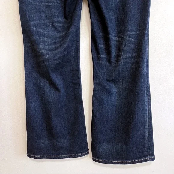 Anthropologie Blue Flare Wide Leg Jeans - Picture 8 of 10